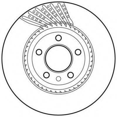 Тормозной диск JURID 562616JC