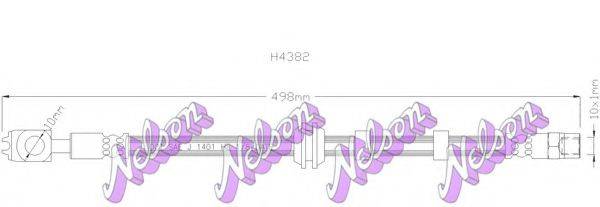 BROVEX-NELSON H4382 Тормозной шланг