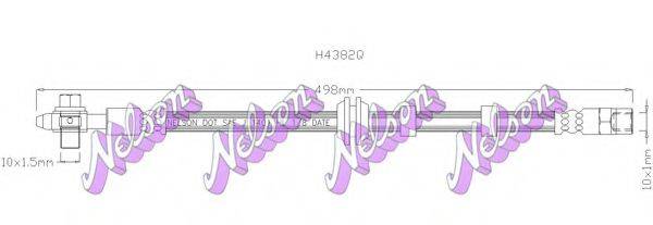 Тормозной шланг BROVEX-NELSON H4382Q