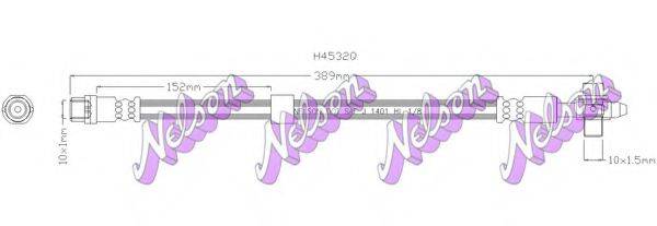BROVEX-NELSON H4532Q Тормозной шланг
