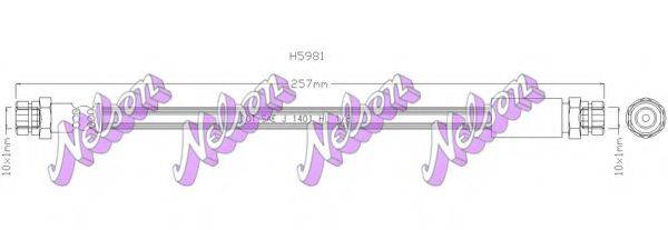 BROVEX-NELSON H5981 Тормозной шланг