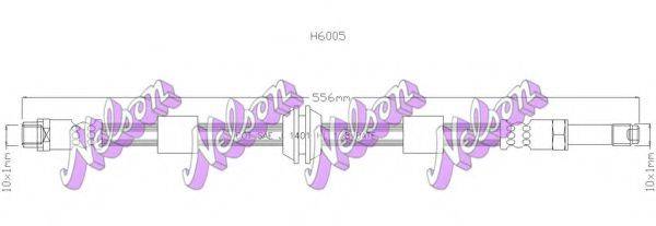 Тормозной шланг BROVEX-NELSON H6005