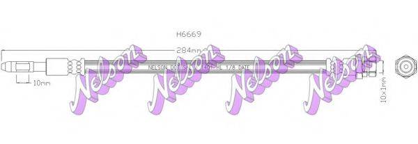 BROVEX-NELSON H6669 Тормозной шланг