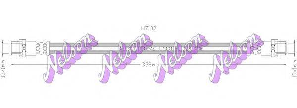 Гальмівний шланг BROVEX-NELSON H7107