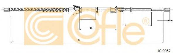 COFLE 109052 Трос, стояночная тормозная система