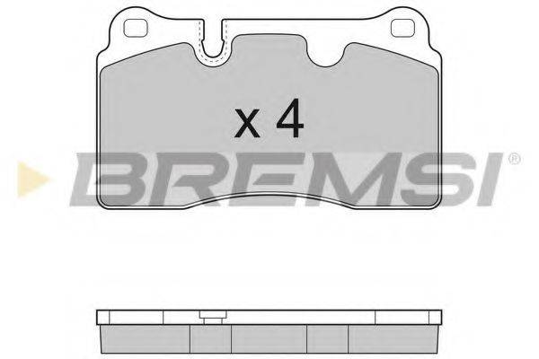 Тормозные колодки BREMSI BP3289