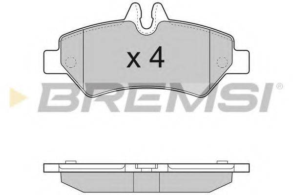 Тормозные колодки BREMSI BP3293
