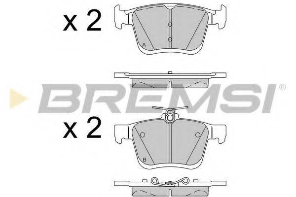 BREMSI BP3518 Тормозные колодки