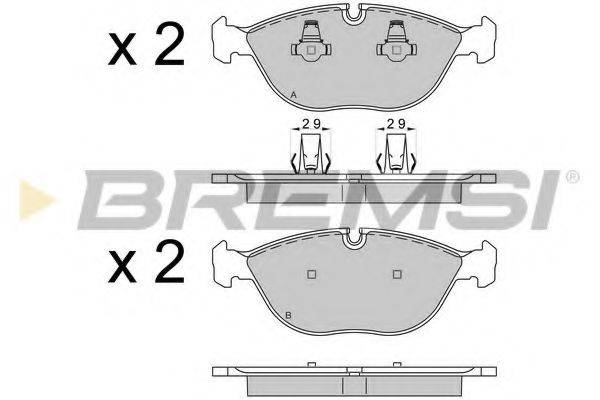 Тормозные колодки BREMSI BP3571