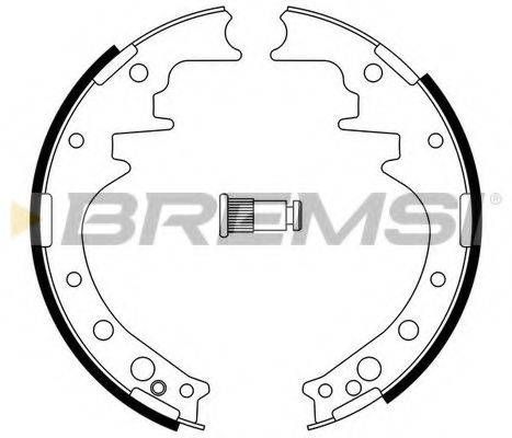 Тормозные колодки барабанные BREMSI GF0554