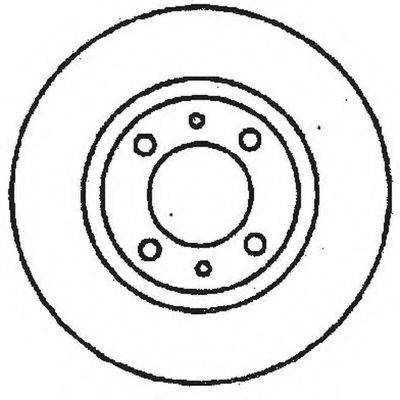 гальмівний диск BENDIX 561120BC