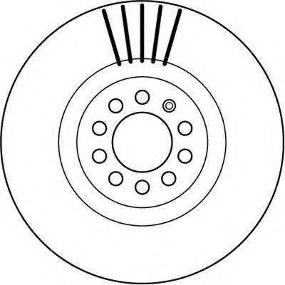 Тормозной диск BENDIX 562132BC