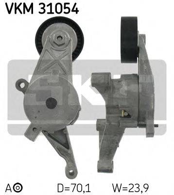 SKF VKM31054 Натяжной ролик, поликлиновой  ремень