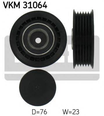 SKF VKM31064 Натяжний ролик, полікліновий ремінь