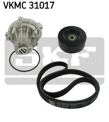SKF VKMC31017 Водяний насос + комплект потічкових ременів