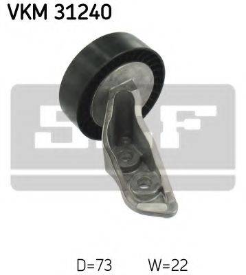 SKF VKM31240 Паразитний / провідний ролик, полікліновий ремінь