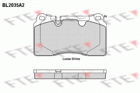 FTE BL2035A2 Тормозные колодки