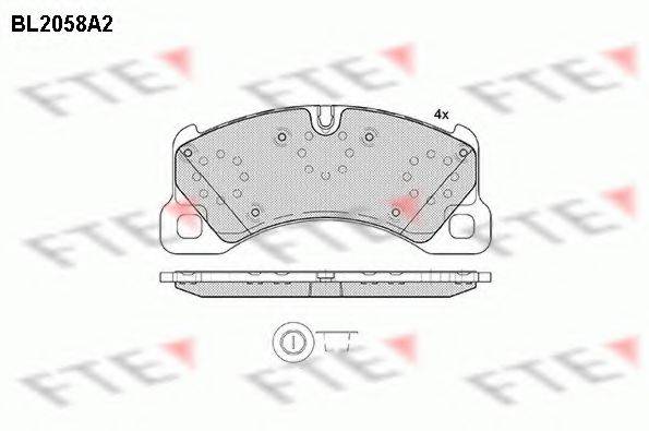 FTE BL2058A2 Тормозные колодки