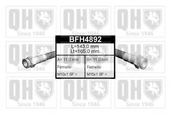 QUINTON HAZELL BFH4892 Гальмівний шланг