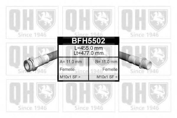 QUINTON HAZELL BFH5502 Гальмівний шланг