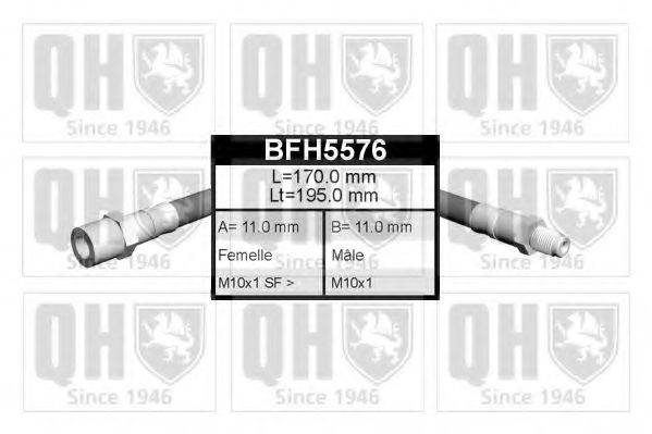Тормозной шланг QUINTON HAZELL BFH5576