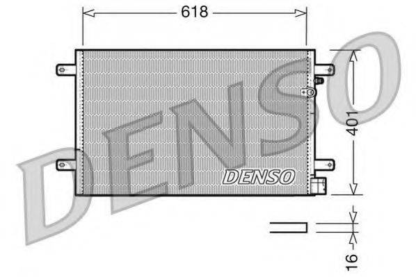 DENSO DCN02006 Конденсатор кондиционера