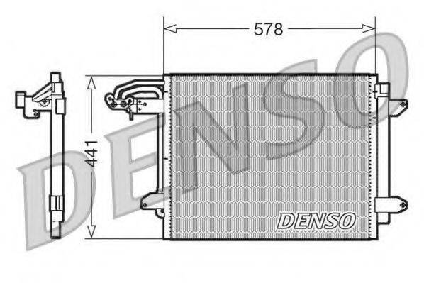 DENSO DCN32030 Конденсатор кондиционера