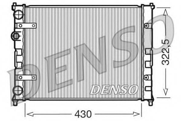 DENSO DRM26007 Радіатор, охолодження двигуна