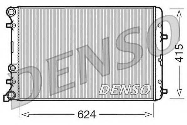 Радіатор, охолодження двигуна DENSO DRM27003