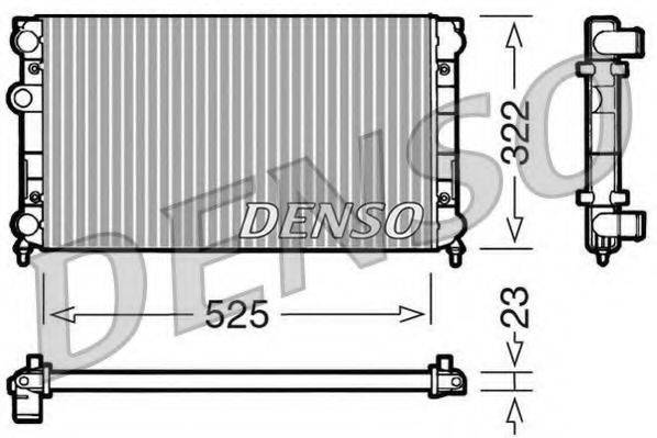 DENSO DRM32005 Радиатор охлаждения двигателя