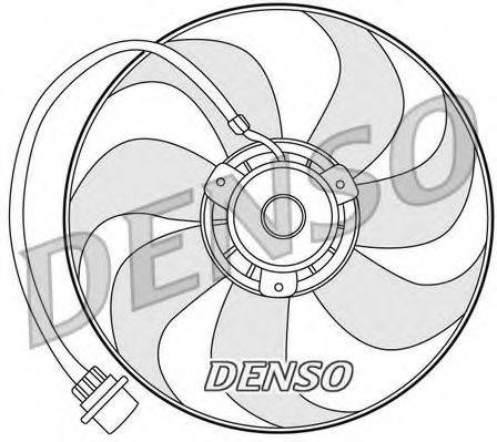 Вентилятор системы охлаждения двигателя DENSO DER32001