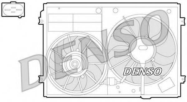 DENSO DER32012 Вентилятор системы охлаждения двигателя