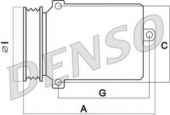 DENSO DCP02015 Компрессор кондиционера
