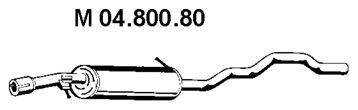 Середній глушник вихлопних газів EBERSPACHER 04.800.80