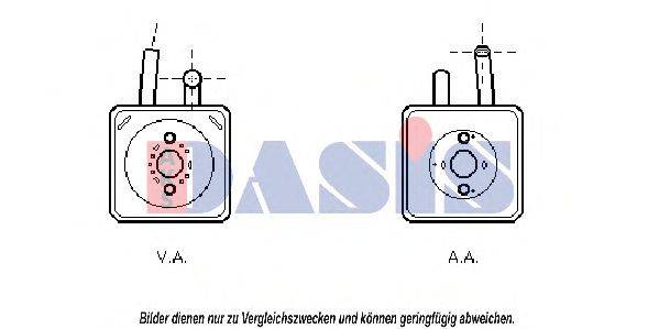 масляний радіатор, моторне масло AKS DASIS 046006N