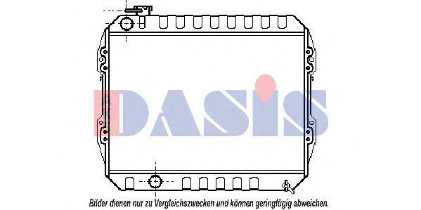 Радиатор охлаждения двигателя AKS DASIS 240030N