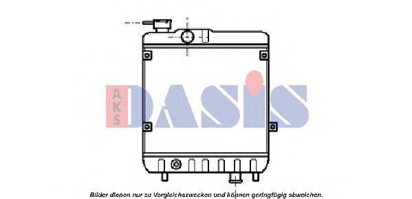 Радиатор охлаждения двигателя AKS DASIS 330002N