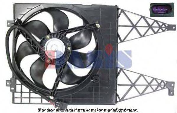 Вентилятор системы охлаждения двигателя AKS DASIS 488004N