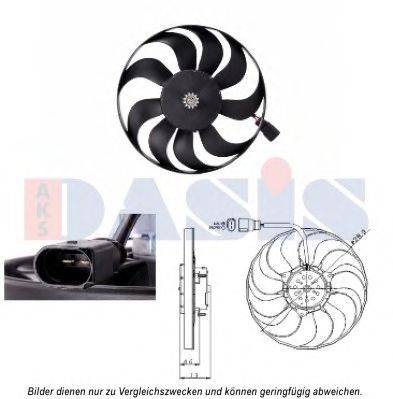 Вентилятор, охолодження двигуна AKS DASIS 048113N