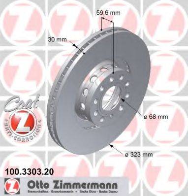 ZIMMERMANN 100330320 Тормозной диск