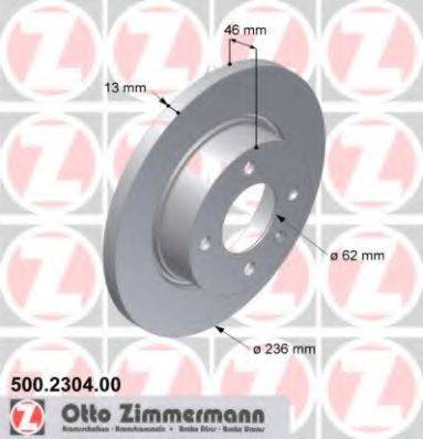 ZIMMERMANN 500230400 Тормозной диск