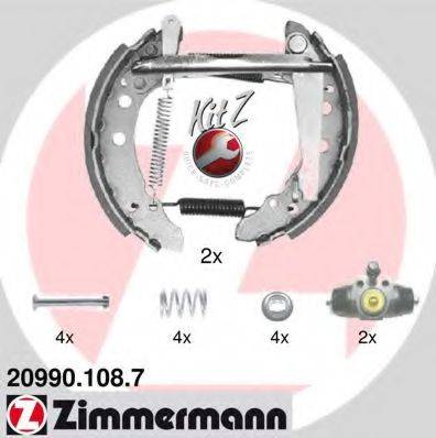 ZIMMERMANN 209901087 Комплект гальмівних колодок