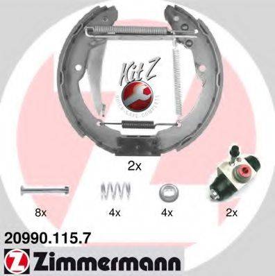 Комплект гальмівних колодок ZIMMERMANN 20990.115.7