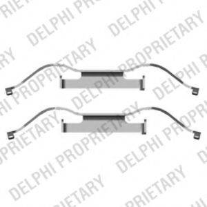 DELPHI LX0440 Комплектуючі, колодки дискового гальма