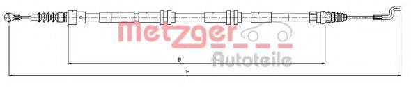 METZGER 107394 Трос, стояночная тормозная система