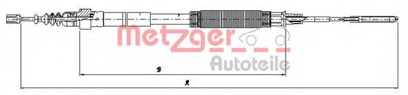 METZGER 107481 Трос, стояночная тормозная система