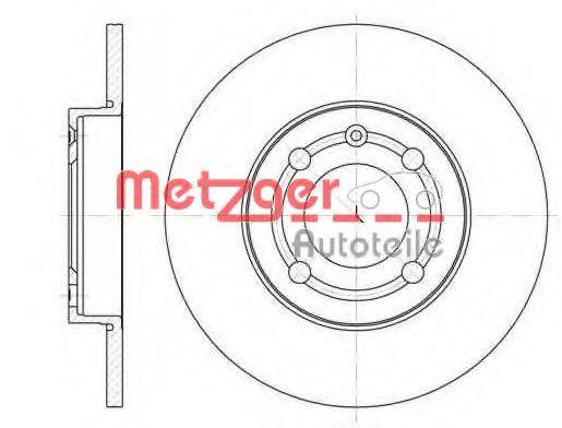 METZGER 641800 Тормозной диск