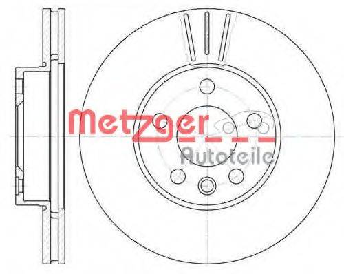 METZGER 649610 гальмівний диск