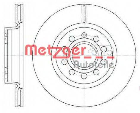 METZGER 664710 Тормозной диск