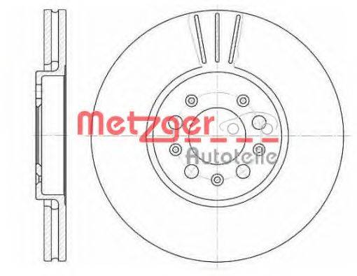 гальмівний диск METZGER 6544.10